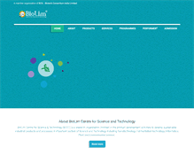 Tablet Screenshot of biolim.org